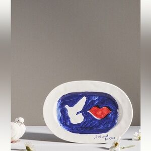 New Anthropologie Hotel Magique for Anthropologie Art and Kisses Platter